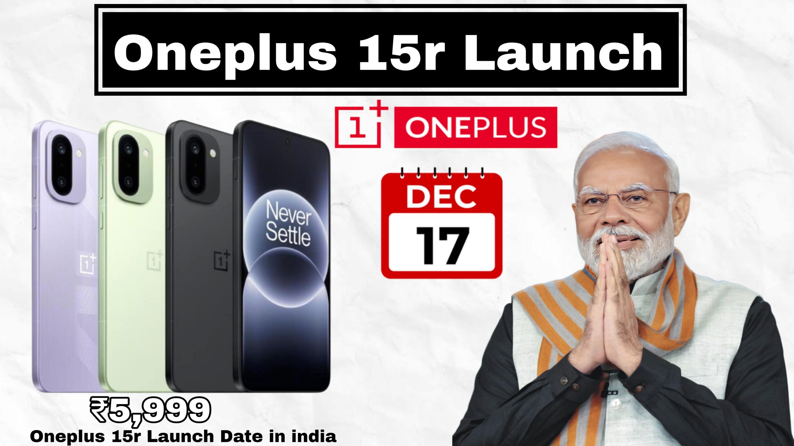 Oneplus 15r Launch